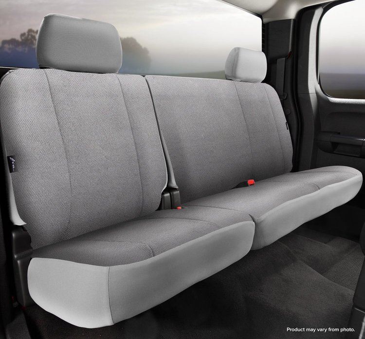 TRS42-25 GRAY TR40-Series Wrangler Saddleblanket Custom-Fit Rear Seat Cover, Solid Gray Fits Select Chevy/GMC