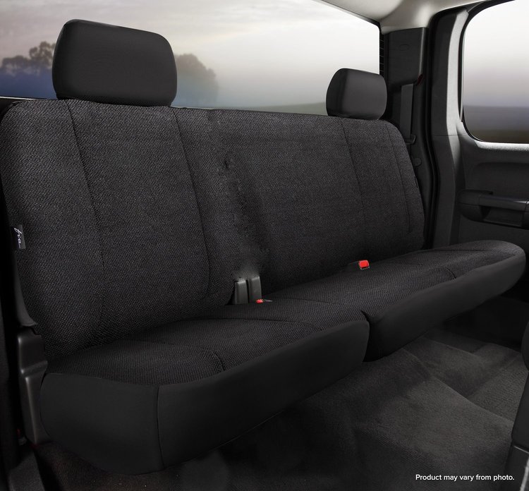 TRS42-68 BLACK TR40-Series Wrangler Saddleblanket Custom-Fit Rear Seat Cover, Solid Black Fits Select Chevy/GMC