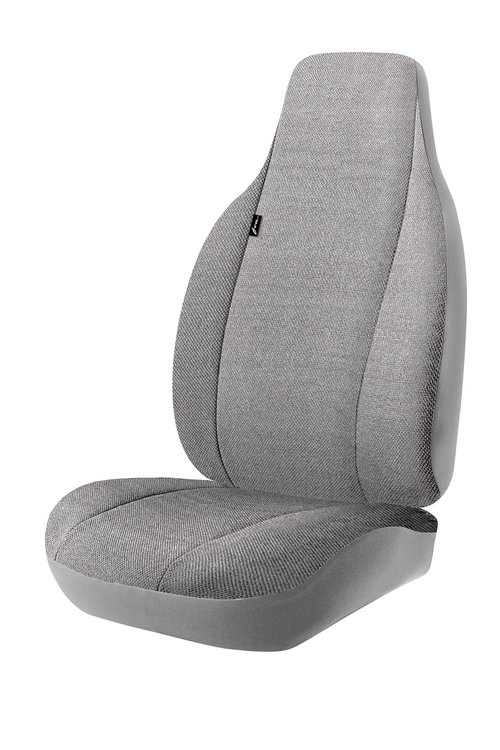 TRS49-74 GRAY TR40-Series Wrangler Saddleblanket Custom-Fit Front Seat Cover, Solid Gray Fits Select Jeep