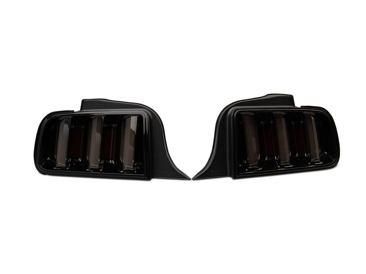 408588 Vector V2 LED Tail Lights for 2005-2009 Ford Mustang, Black Housing [Smoked Lens]
