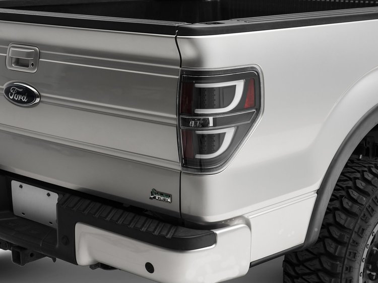 T542834 G2 LED Tail Lights for 2009-2014 Ford F-150 Styleside, Black Housing [Clear Lens]
