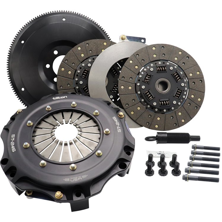 ST-246 Twin Disc Clutch Kit fits Select Dodge Challenger SRT/Hellcat - Sprung Hub Organic Discs