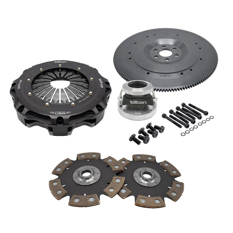 58-3204 OT-215 2-Disc Cerametallic Clutch Kit, Chevy Ls (6-Bolt), 8.5 in., 26-Spl, G Spring (840 lb.-ft.)