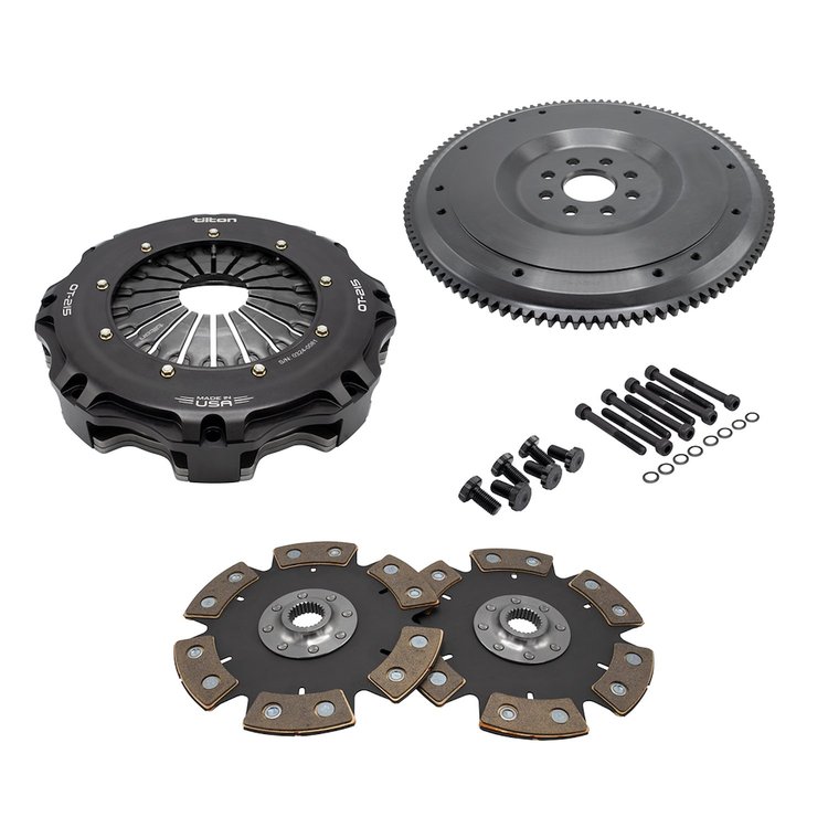 58-3210 OT-215 2-Disc Cerametallic Clutch Kit, Toyota 2Jz, 8.5 in., 26-Spl, G Spring (840 lb.-ft.)