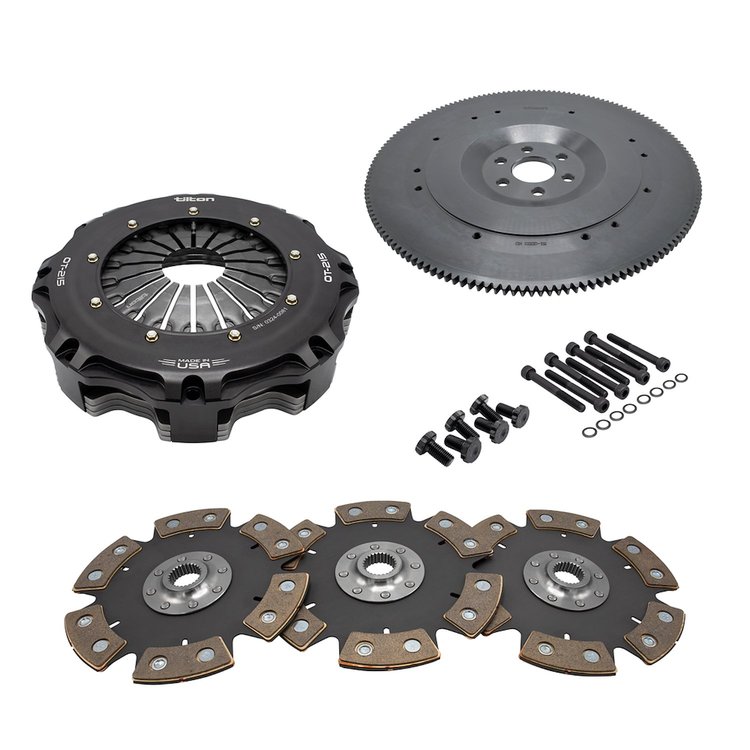 58-3301-ORA OT-215 3-Disc Cerametallic Clutch Kit, Ford Mod (8-Bolt), 8.5 in., 26-Spl, Ora Spring (1005 lb.-ft.)
