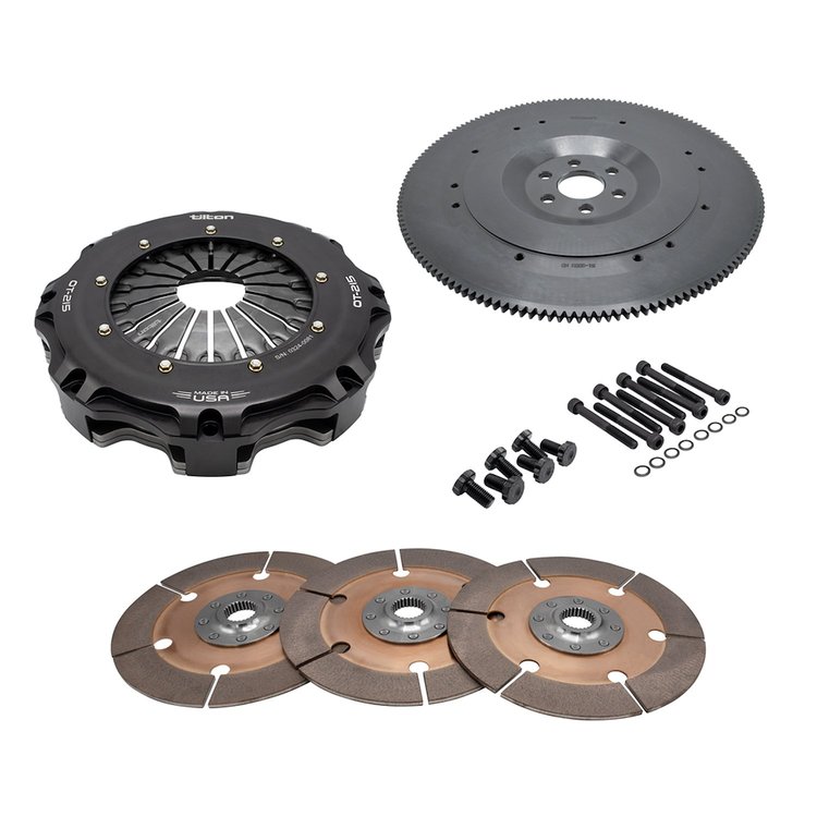 58-4301-ORA OT-215 3-Disc Metallic Clutch Kit, Ford Mod (8-Bolt), 8.5 in., 26-Spl, Ora Spring (1030 lb.-ft.)