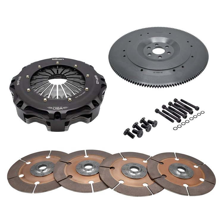 58-4403-ORA OT-215 4-Disc Metallic Clutch Kit, Ford Small Block, 8.5 in., 26-Spl, Neutral Bal, Ora Spring (1375 lb.-ft.)