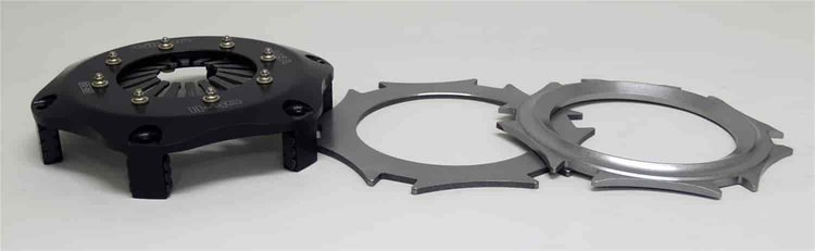 CLUTCH CERAM 7.25 2 PL HR DBL GRAY STEP