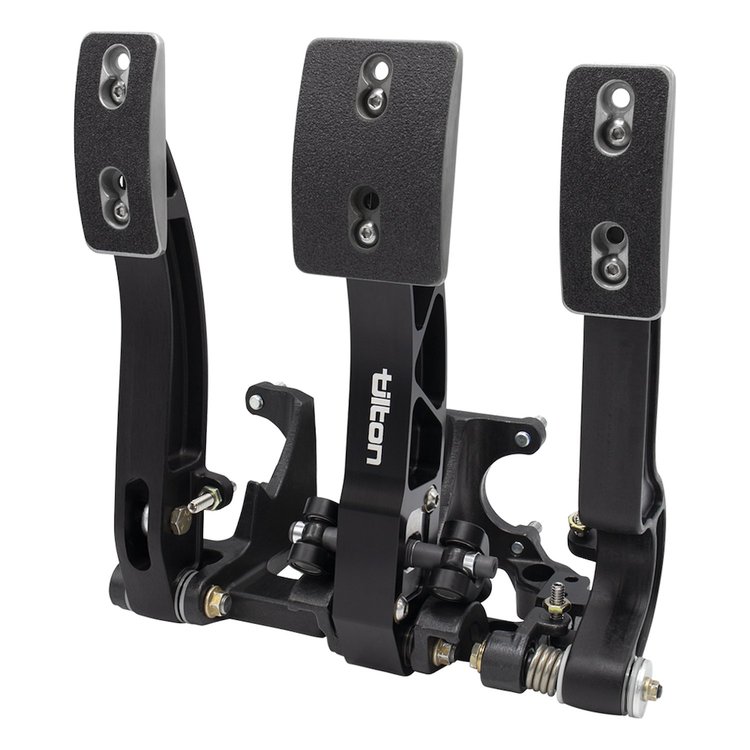 72-803-S 800-Series Pedal Assembly, Floor Mnt, 3 Pedal, Aluminum, Trunion Type Bb