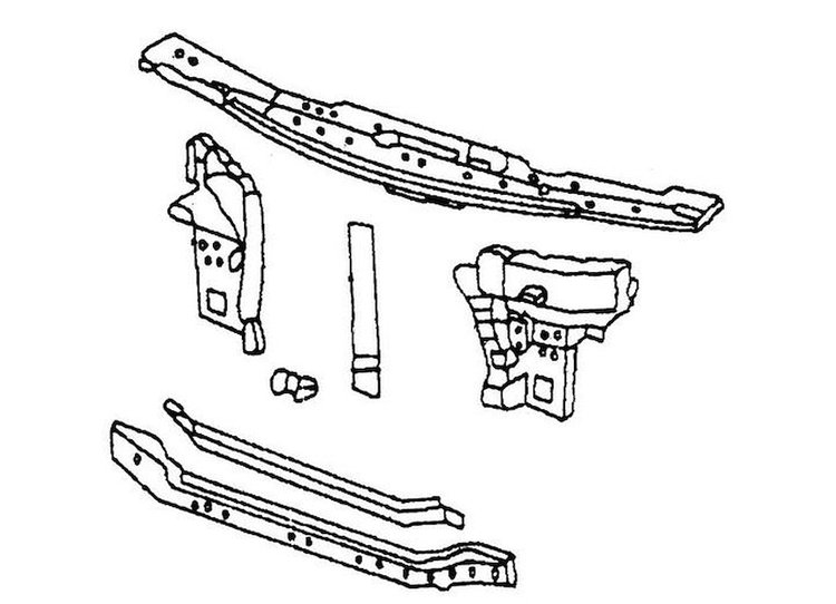 RADIATOR SUPPORT ACURA IN