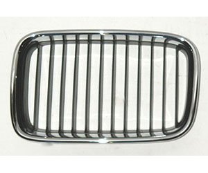 LH GRILLE CHR/BLK BMW 3 SERIES E36 EXC 328I 92-96