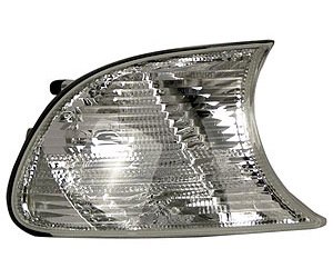 RH PARK/SIG LAMP LENS HSNG WHITE BMW 3 SERIES CPE/CONV/M3 02-06