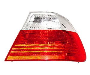 RH OUTR T.L. RED/WHT BMW 3 SERIES E46 CPE 99-03/03