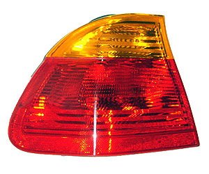 LH OUTR T.L. RED/AMBER BMW 3 SERIES E46 SDN 99-01