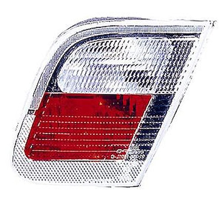 LH INNR T.L. RED/WHITE BMW 3 SERIES E46 SDN 99-01