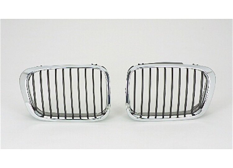 RH GRILLE CHR/BLK BMW 3 S