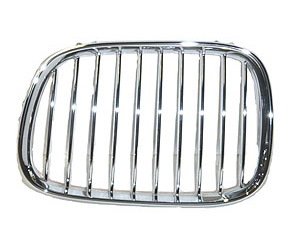 LH GRILLE CHR/BLK BMW 5 SERIES 525I/530I 97-03
