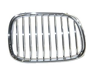 RH GRILLE CHR/BLK BMW 5 SERIES 525I/530I 97-03