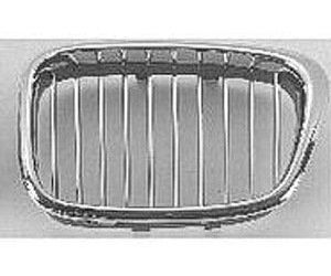 LH GRILLE CHR/BLK BMW 5 SERIES 540I SDN 01-03 M5 97-03