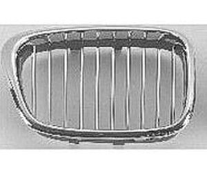 RH GRILLE CHR/BLK BMW 5 SERIES 540I SDN 01-03 M5 97-03