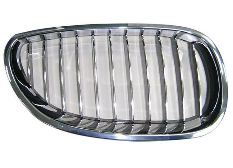 RH OTR GRILLE MAT BLK BMW 525I/530I W/O M PKG 04-07