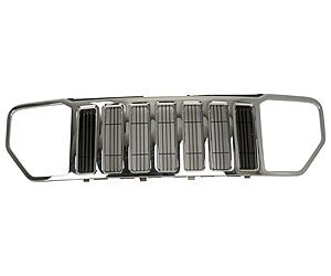 GRILLE MAT BLK W/ CHR FRAME LIBERTY 08-11