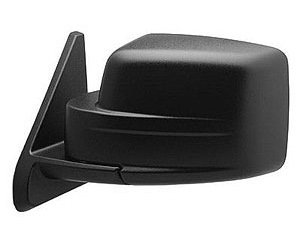 LH DOOR MIRROR MAN NON-HTD TEXT BLK FLDG PATRIOT 07-09
