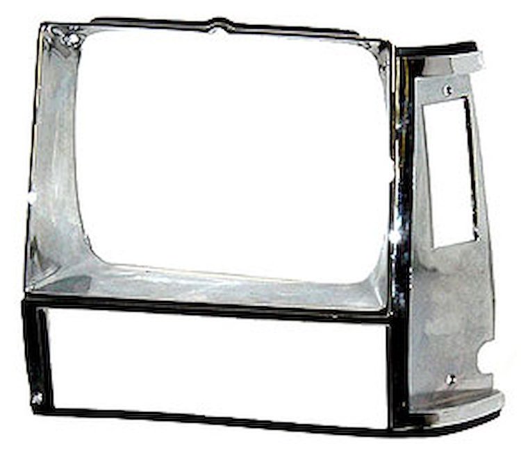 LH H.L. DR W/ SINGLE H.L. CHR/BLK CHEROKEE/WAGONEER 84-90 COMANCHE P/U 86- 90