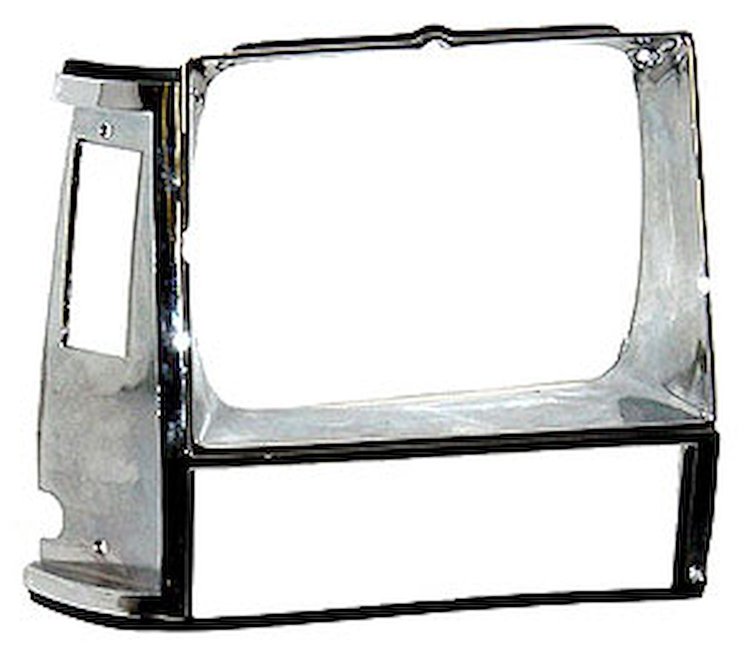 RH H.L. DR W/ SINGLE H.L. CHR/BLK CHEROKEE/WAGONEER 84-90 COMANCHE P/U 86- 90
