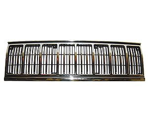 GRILLE CHR/BLK CHEROKEE 91-96