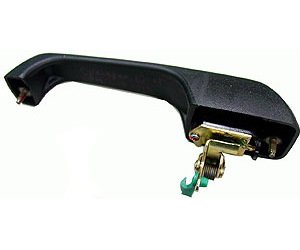 LH FT OUTR DR HDL TEXTURED BLK CHEROKEE 97-01 ALSO FITS RR DOOR 98-01