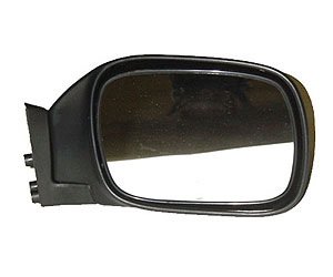 RH DOOR MIRROR MAN NON-HTD SMOOTH BLK FLDG CHEROKEE 97-01