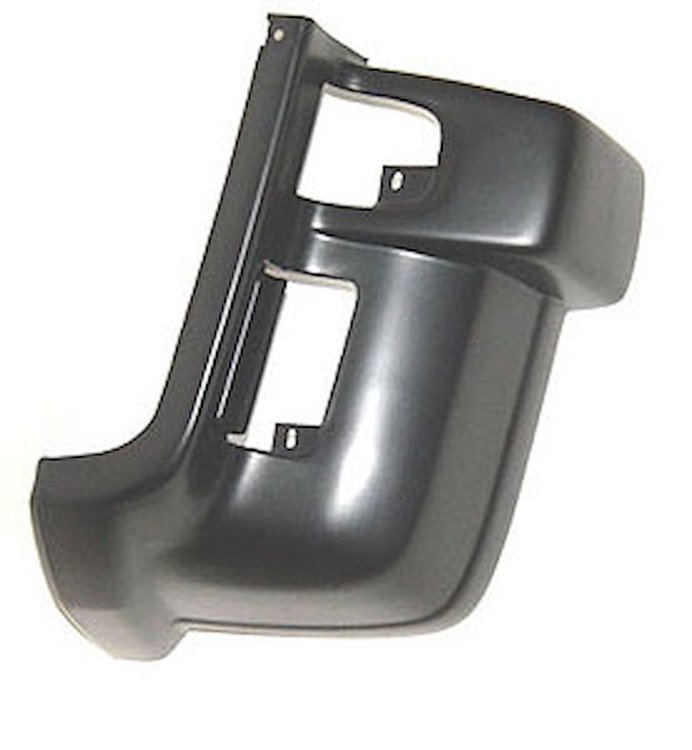 LH FT BUMPER END CAP FLAT BLK CHEROKEE 97-01