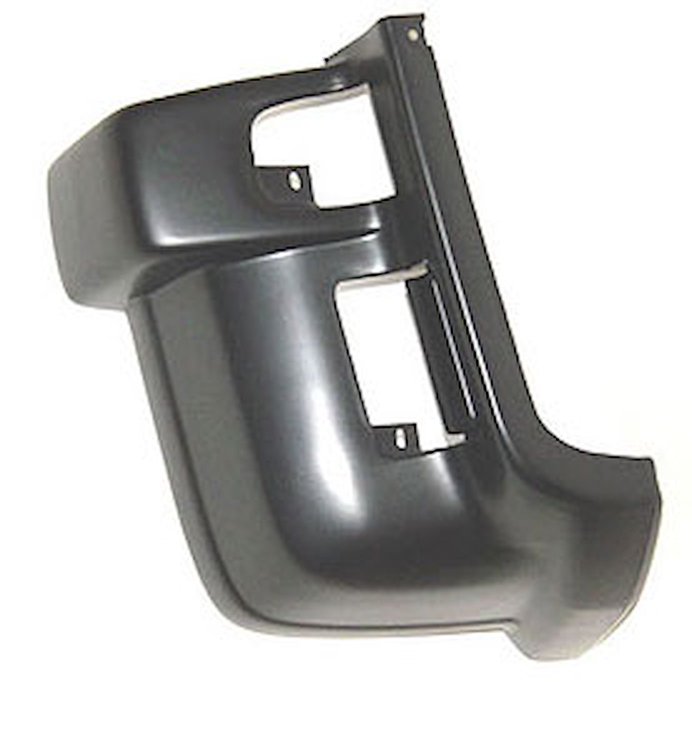 RH FT BUMPER END CAP FLAT BLK CHEROKEE 97-01