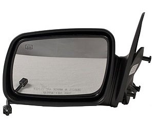 LH DOOR MIRROR PWR HTD TEXT BLK NON-FLDG W/O MEM GRAND CHEROKEE 96-98