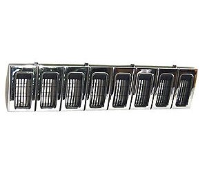 GRILLE CHR/SIL GRY GRAND CHEROKEE 93-95