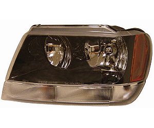 LH HEADLMP ASSY COMPOSITE C GRAND CHEROKEE LAREDO/SPORT 1/02-03
