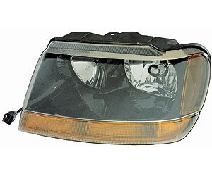 LH HEADLMP ASSY COMPOSITE C GRAND CHEROKEE LAREDO/SPORT 99-1/02 04-04