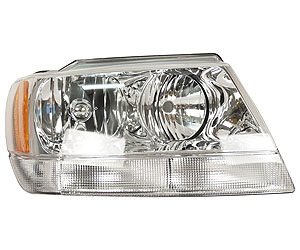 RH H.L. COMBINATION TYPE W/ CHR BEZEL GRAND CHEROKEE LTD 99-04 OVERLAND 02 -04