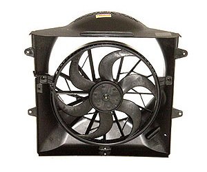 RAD/CON COOLING FAN ASSY BLADE/MOTOR/SHROUD W/O TOW PKG 4.0L 99-03 4.7L 99-00 GRAND CHEROKEE