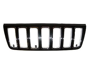 OUTR GRILLE FRAME BLK W/ 7 SEPERATE CHR INSERTS GRAND CHEROKEE LIMITED/OVER LAND 01-03
