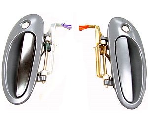RH FT DR HDL OTR SMOOTH BLK LHS 99-01CONCORDE 98-04CHRYSLER 300M 99-04IN TREPID USA 98-04