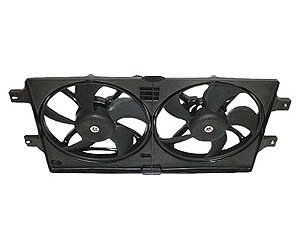 RAD/CON COOLING FAN ASSY BLADE/MOTOR/SHROUD CONCORDE/INTREPID 98-04 LHS 99-01 300M 99-04