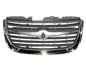 GRILLE CHR/GREY CHRYSLER 300M 99-01