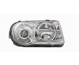 RH H.L. COMBINATION TYPE HALOGEN CHRYSLER 300 W/ 5.7L ENGINE 05-06 W/ DELA Y OPTION 07-08 HALOGEN PROJECTION
