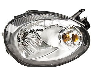 RH H.L. W/ BLK INNER BEZEL DODGE SX 2.0 03 TO 5/03