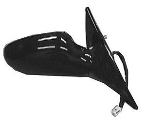 RH DOOR MIRROR PWR REM HTD GLOSS BLK FLDG SEBRING CONV 96-00