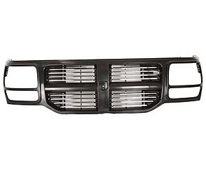 GRILLE MAT BLK W/ BLK FRAME NITRO 07-10