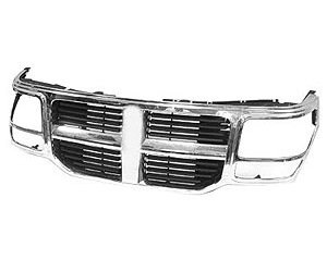 GRILLE MAT BLK W/ CHR FRAME NITRO 07