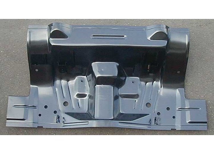 Under Rear Seat Complete Floor Pan 1970-74 Challenger/Barracuda